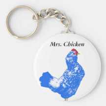 "Señora Chicken " Llavero