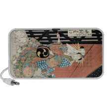 Señora clásica del geisha del vintage japaese fres mini altavoces