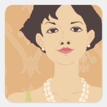 Señora con clase colcomania cuadrada