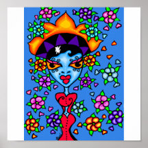 señora de la flor posters