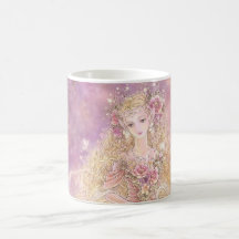 Señora de la taza del bosque
