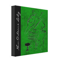 Señora de New Orleans - piano en lona envuelta - v Lona Envuelta Para Galerias