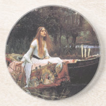 Señora de Shalott Posavasos Para Bebidas