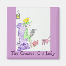 señora del gato del dat, imán