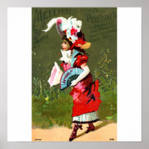 Señora del perfume de Melliers Poster