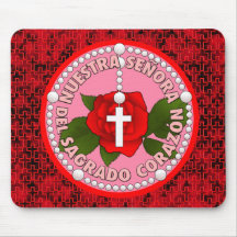 Señora Del Sagrado Corazón Alfombrillas De Raton