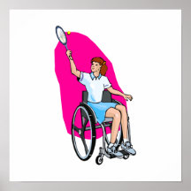 Señora del tenis posters