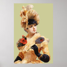 Señora del Victorian Poster