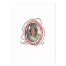 Señora del Victorian Tarjeta Postal