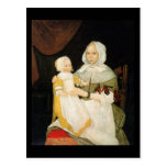 Señora Elizabeth Freake y bebé Maria, CA 1671-1674 Tarjeta Postal