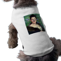 Señora en piel de Eduardo Manet Camisetas Mascota