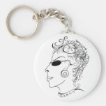 Señora fantástica Keychain Llaveros