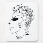 Señora fantástica Mousepad Alfombrillas De Ratones