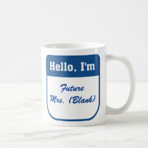 Señora futura Mug - personalizada Tazas
