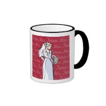 Señora futura taza de café