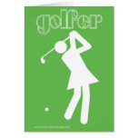 Señora-Golfista-color Felicitacion