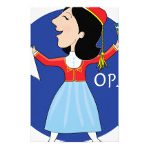 Señora griega Dancing Papeleria