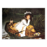 Señora joven de James Tissot en una impresión del  Arte Fotografico