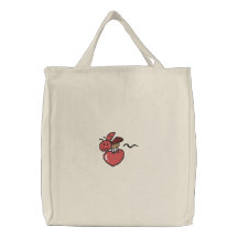 Señora linda Love Bug Tote Bolsa