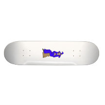 Señora malvada de la bruja tabla de skate