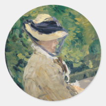 Señora Manet en Bellevue - Édouard Manet Etiquetas