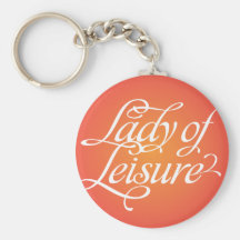 Señora Of Leisure 1B Llaveros Personalizados