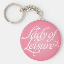 Señora Of Leisure 2B Llaveros Personalizados