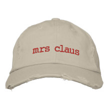 señora oficial clause hat gorras de beisbol bordadas