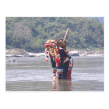 Señora Padaung Tarjetas Postales