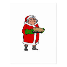 Señora Papá Noel Postales