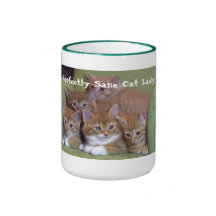 Señora perfectamente sana Mug del gato Tazas