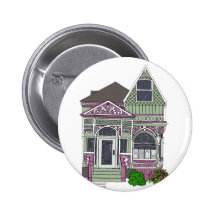 Señora pintada Victorian - verde/rosa