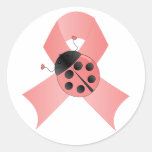 Señora rosada Bug de la cinta Pegatina