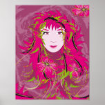 Señora rosada - poster