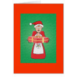 Señora Santa OES Tarjeta