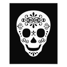 Señora Sugar Skull por las pimientas de Leslie Impresiones Fotograficas