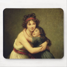 Señora Vigee-Lebrun y su hija Alfombrillas De Raton