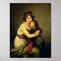 Señora Vigee-Lebrun y su hija Impresiones