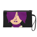 Señora violeta oscura Bagette bolsos clutch