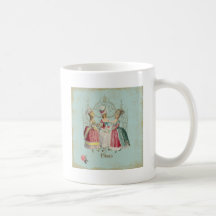 Señoras de París del francés de Marie Antonieta Tazas De Café