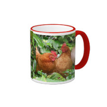 Señoras en esperar taza