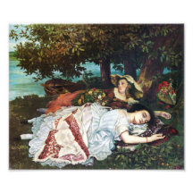 Señoras jovenes de Courbet en los bancos del Sena Fotos