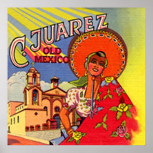 Senorita español de Cuidad Juarez Poster