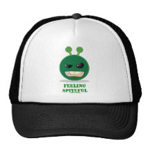 Sensación rencorosa (expresión extranjera verde) gorra