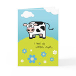 Sensación tardía Udderly del cumpleaños estúpido - tarjetas