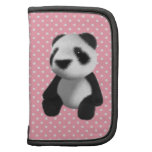 Sentada linda del oso de panda 3d (editable) planificadores