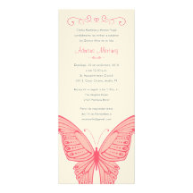 Sentido mariposa grisácea y rosada Quinceanera Inv Invitacion Personalizada