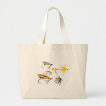 Señuelos de la pesca con mosca bolsa de mano