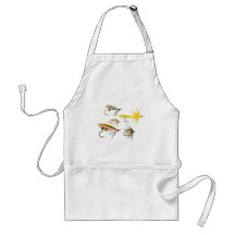 Señuelos de la pesca con mosca delantal