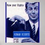 Sepa las sus derechas - poster de los derechos hum